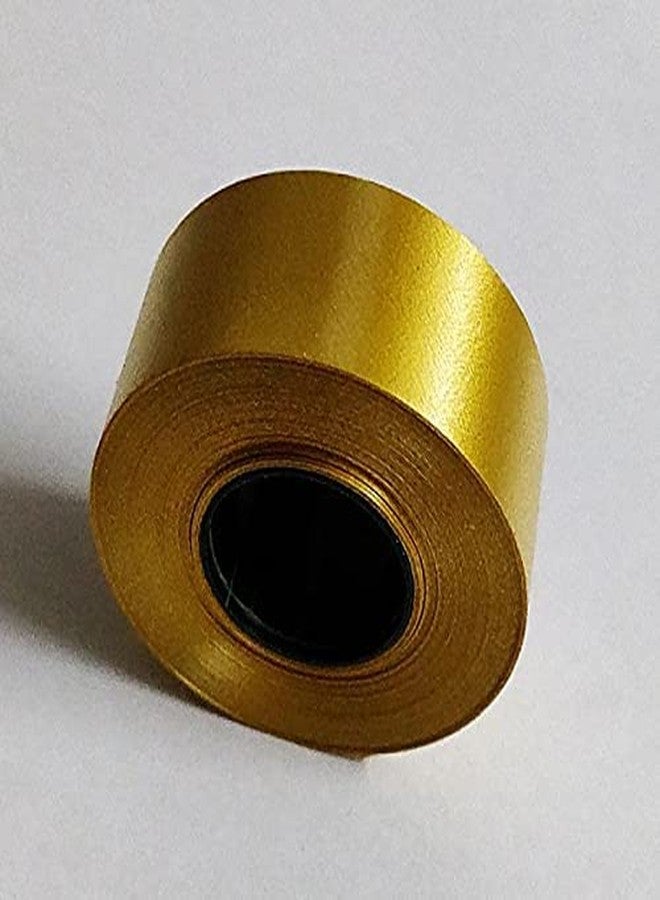 3A Featuretail Multipurpose Plastic Curly Ribbon for Bow Making, Decoration, Gift Packing, DIY Art & Craft (1Inch X 25Mtr Roll) (Golden, 2 Roll) - Image 3